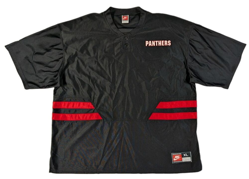 Vintage 90s Nike Team Sports Panthers Basketball Shooting Shirt Warm Up Men's XL